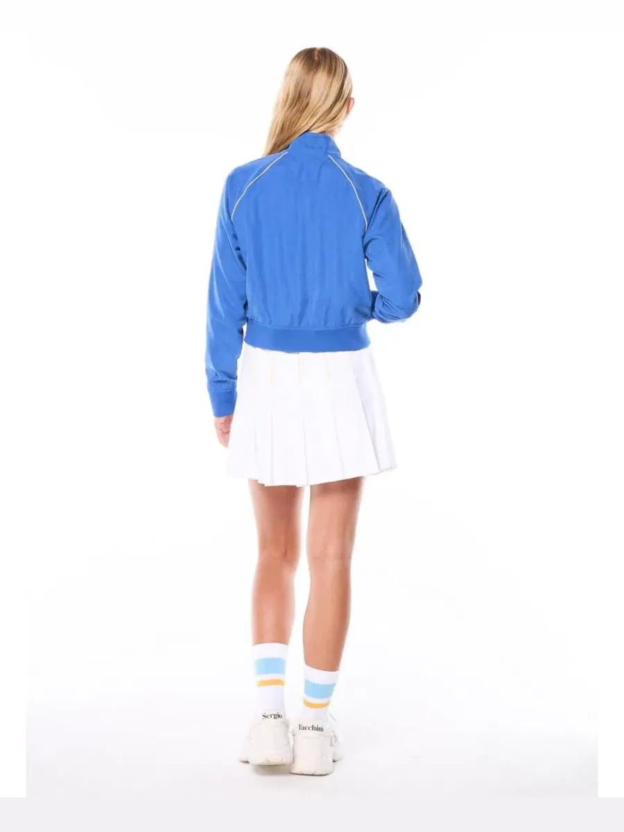 Юбка-плиссе из полиэстера с эластичным поясом Via Sergio Tacchini — изображение 4 из 5, белый