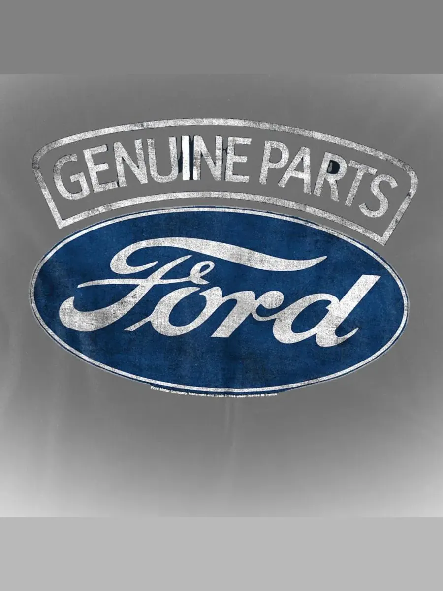 Футболка с принтом Ford Genuine Parts Logo Mustang — изображение 2 из 3, темно-синий
