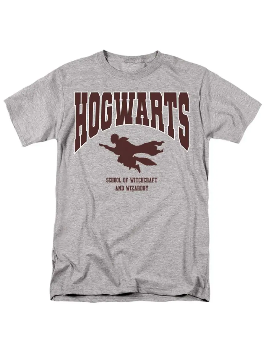 Мужская футболка с изображением летающего Хогвартса Harry Potter — изображение 1 из 3, приглушенный