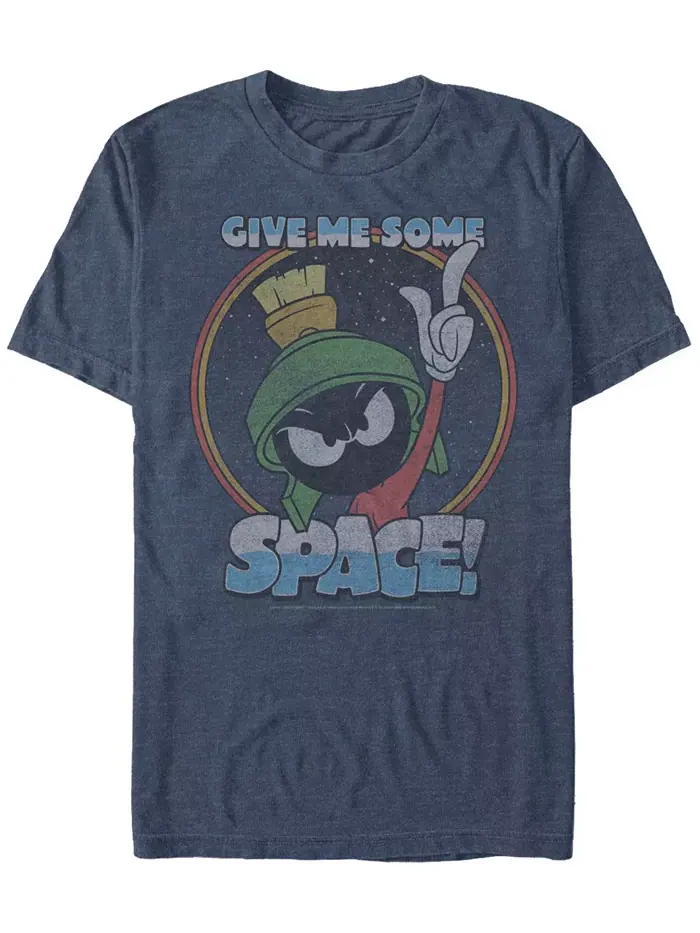 Мужская футболка с коротким рукавом Looney Tunes Need More Space Fifth Sun — изображение 1 из 1, темно-синий