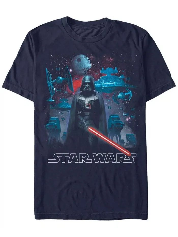 Мужская футболка с коротким рукавом Star Wars Returning Battalion Fifth Sun — изображение 1 из 1, темно-синий