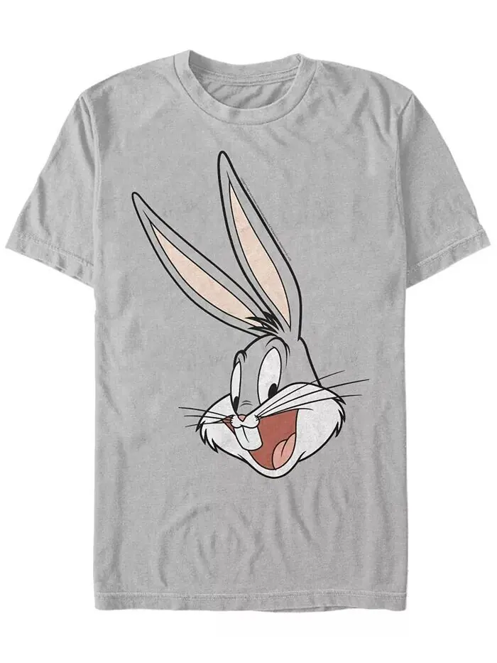 Мужская футболка с коротким рукавом Looney Tunes Bugs Bunny Big Face Fifth Sun — изображение 1 из 1