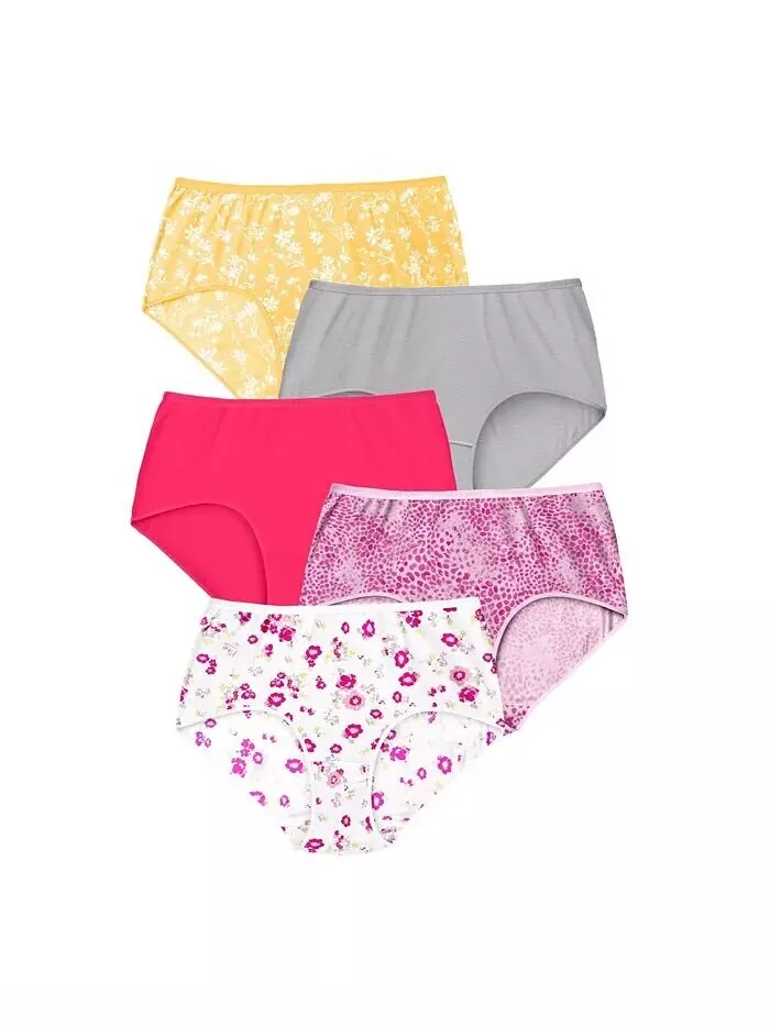Хлопковые трусы больших размеров (5 шт.) Comfort Choice — изображение 1 из 3
