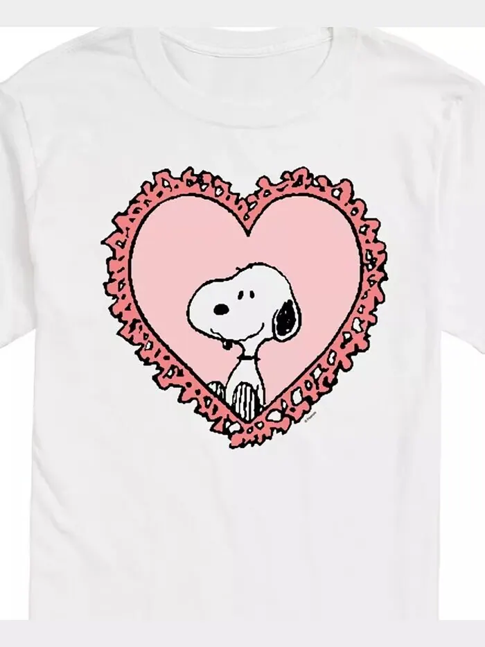 Футболка мужская Peanuts Snoopy Heart с коротким рукавом AIRWAVES — изображение 3 из 3, белый