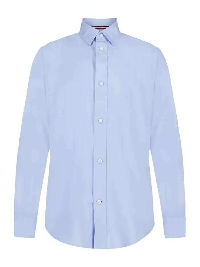 Футболка с длинным рукавом для мальчиков Stretch Solid Twill Tommy Hilfiger
