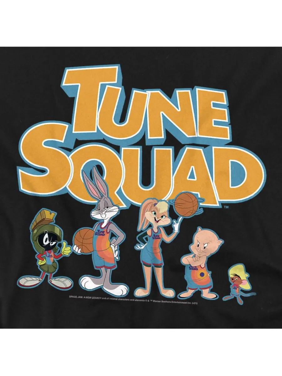 Футболка Big & Tall A New Legacy Tune Squad Letters Space Jam — изображение 2 из 3, черный
