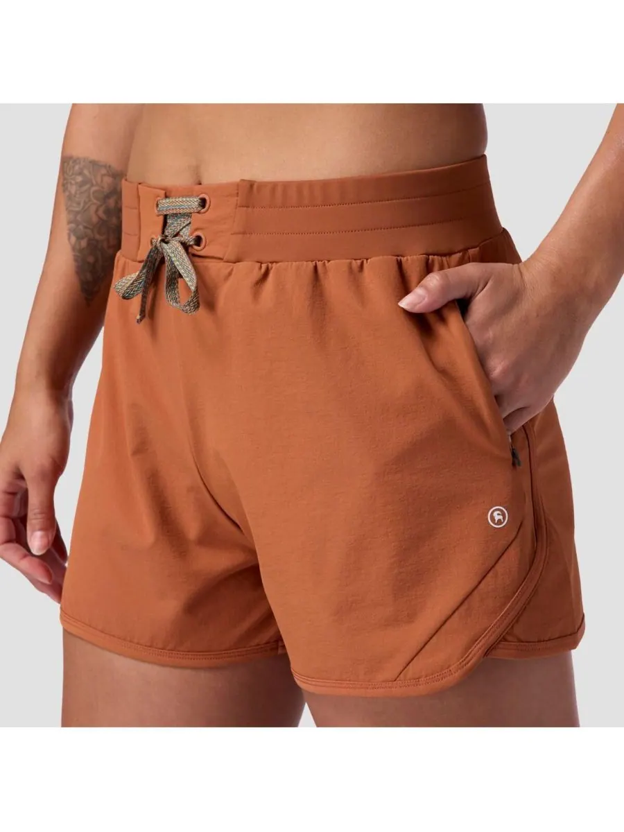Женские шорты Tahoe Boardwalk Short Performance Shorts Backcountry — изображение 4 из 5, сиенный