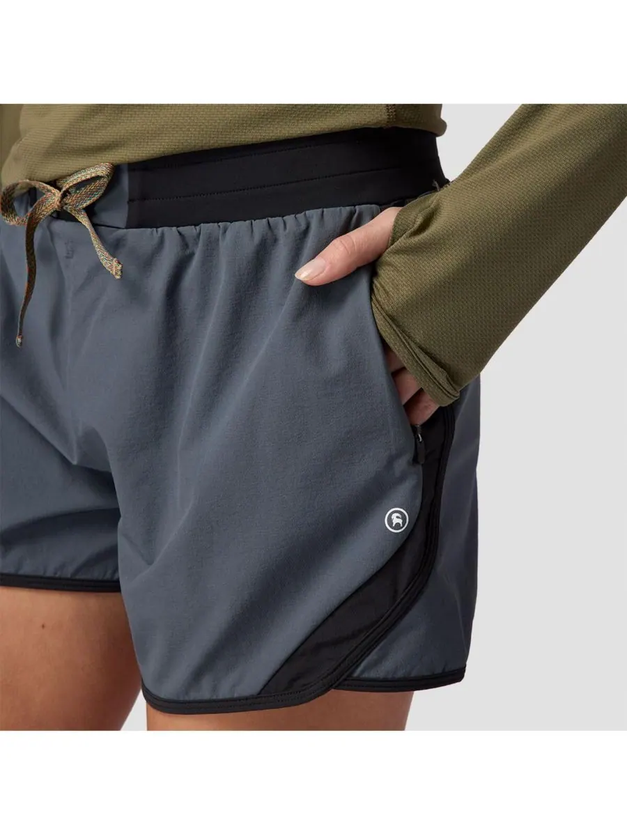 Женские шорты Tahoe Boardwalk Short Performance Shorts Backcountry — изображение 4 из 5, серый