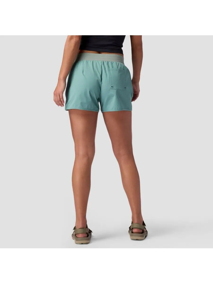 Женские шорты Tahoe Boardwalk Short Performance Shorts Backcountry — изображение 2 из 5, синий