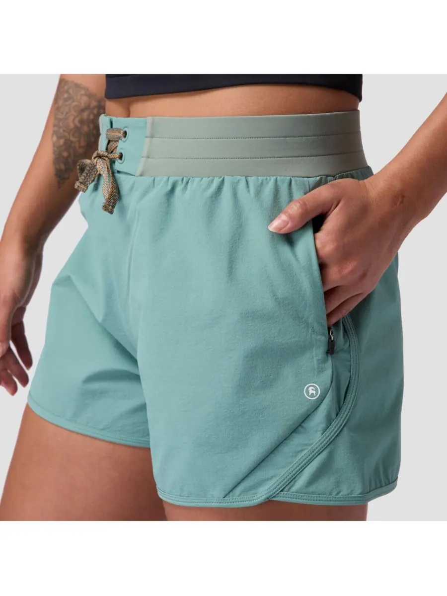Женские шорты Tahoe Boardwalk Short Performance Shorts Backcountry — изображение 4 из 5, синий