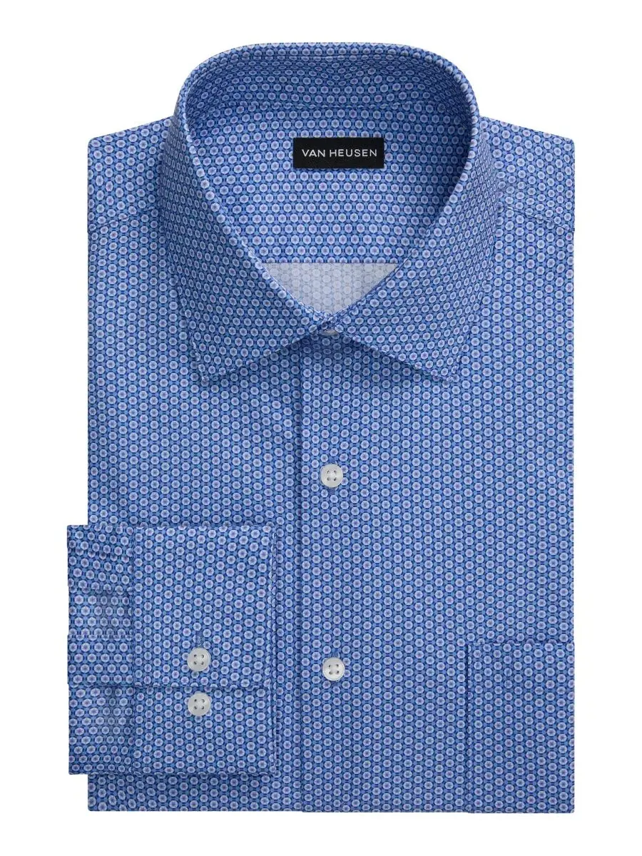 Мужская рубашка Van Heusen — изображение 1 из 3, синий мульти