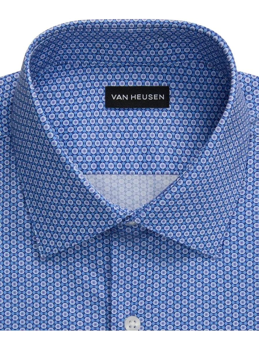 Мужская рубашка Van Heusen — изображение 2 из 3, синий мульти