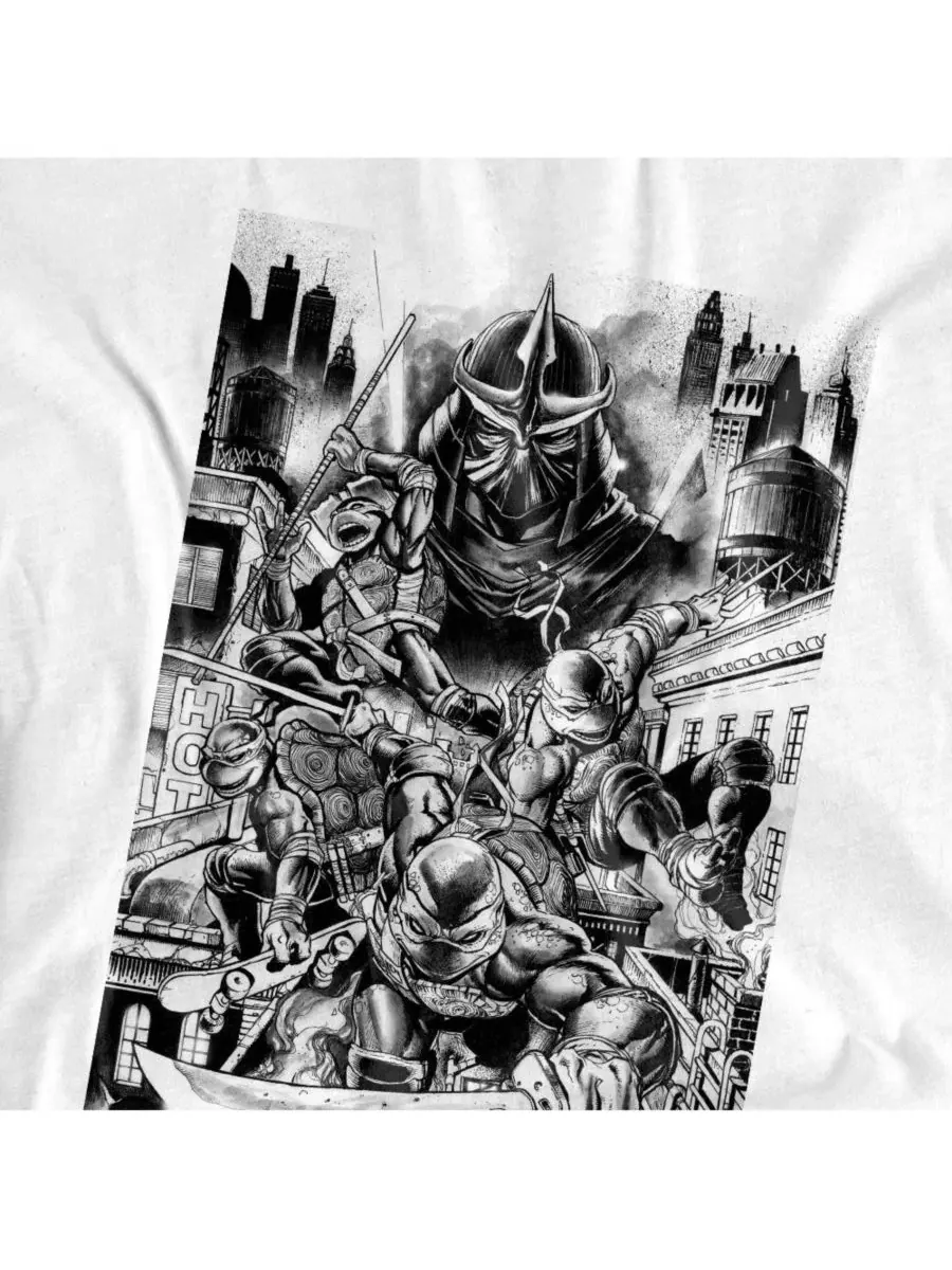 Футболка с принтом Take Down Shredder Logovision — изображение 2 из 3, белый