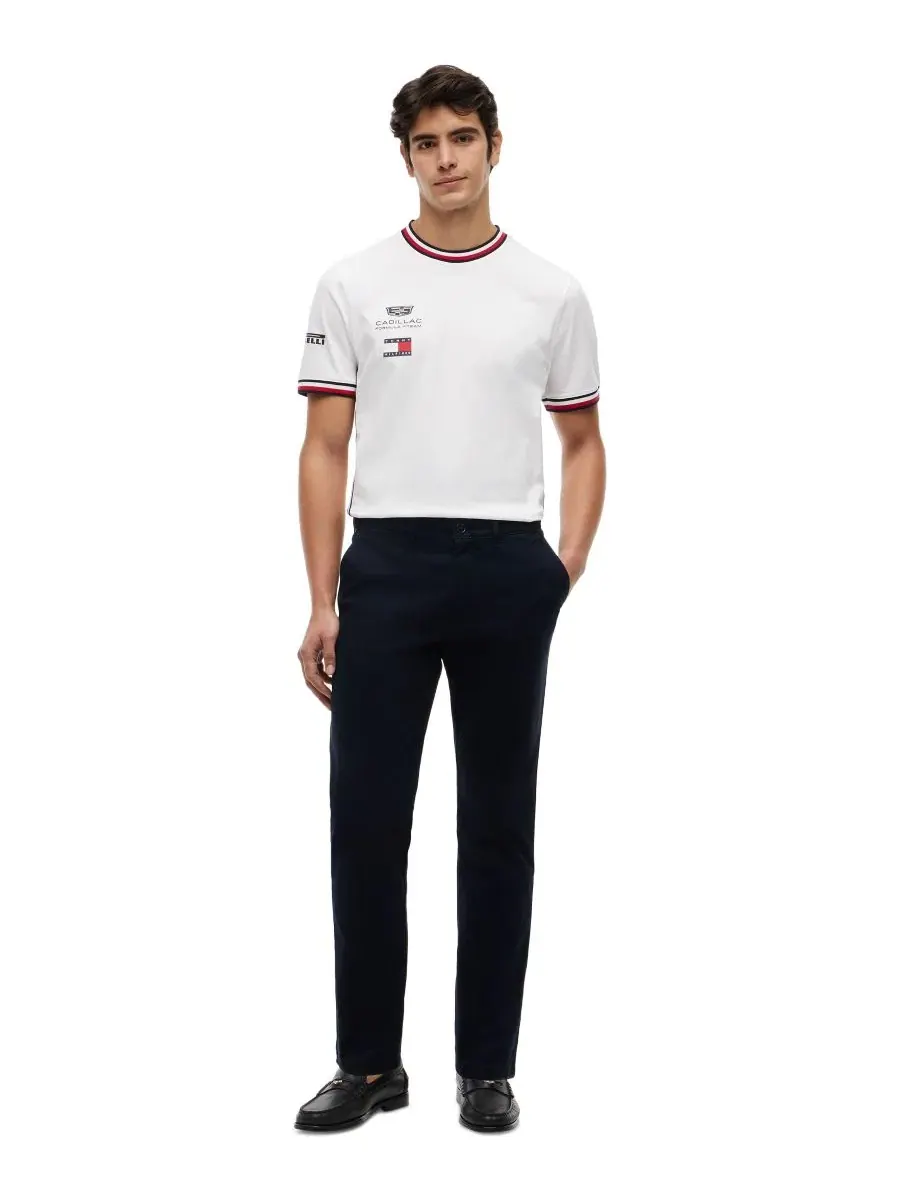 Мужская реплика футболки с коротким рукавом Cadillac F1 Tommy Hilfiger — изображение 2 из 4, белый