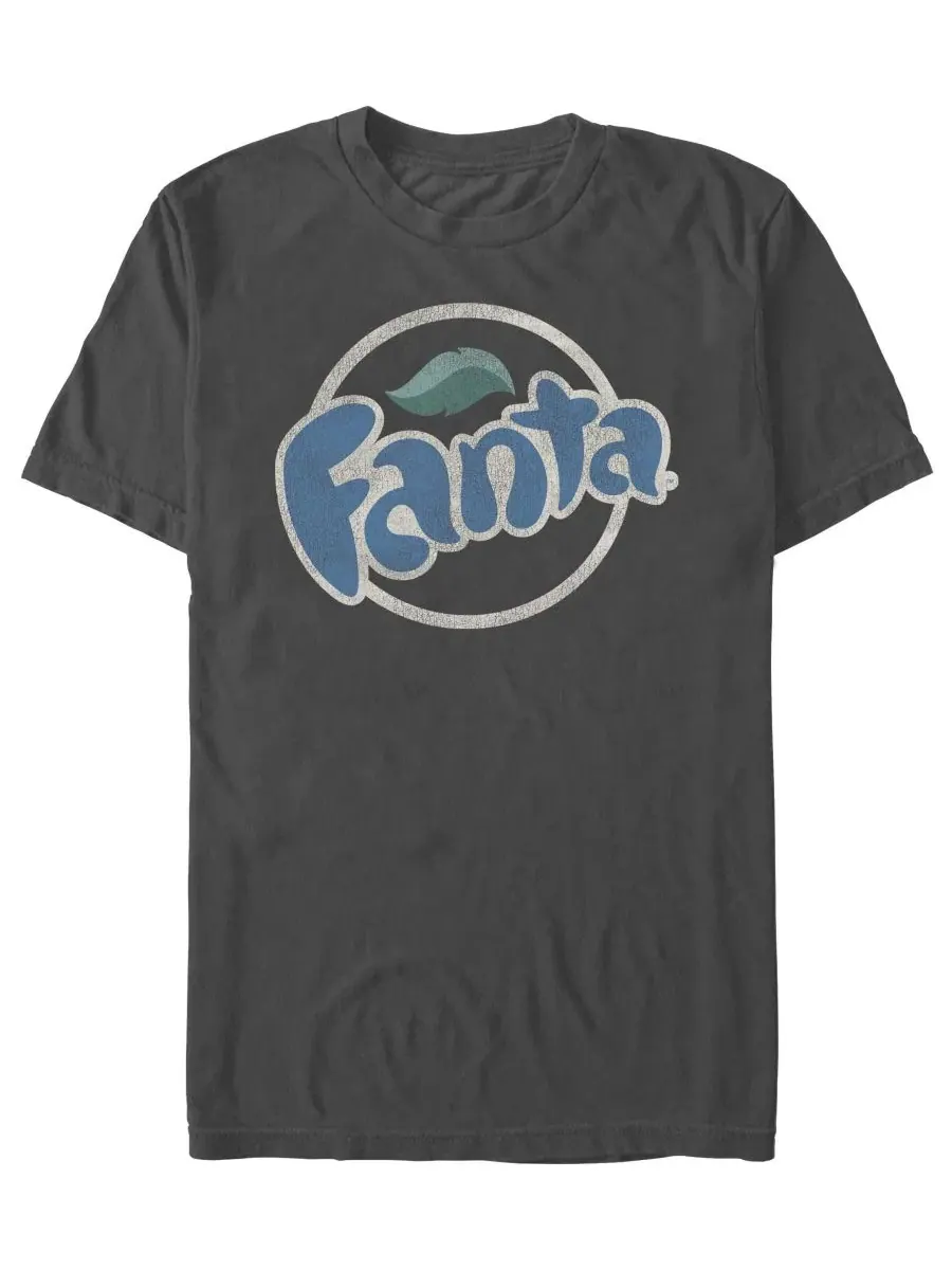 Футболка с принтом Coca-Cola Vintage Fanta Fifth Sun — изображение 1 из 3, темно-серый