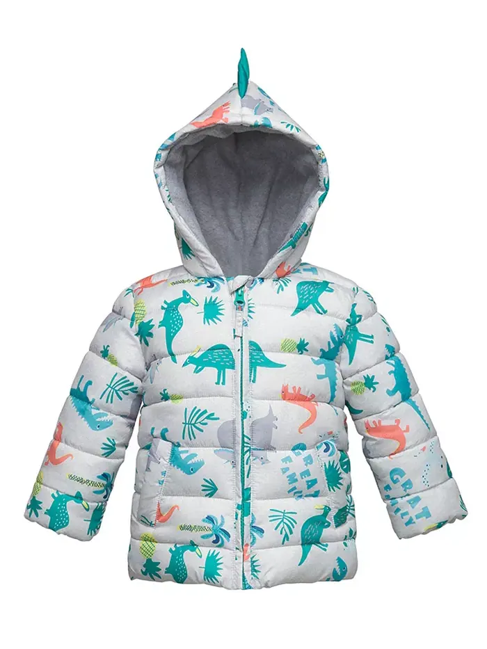 Детская утепленная куртка с капюшоном для мальчиков Baby Fleece Rokka&Rolla