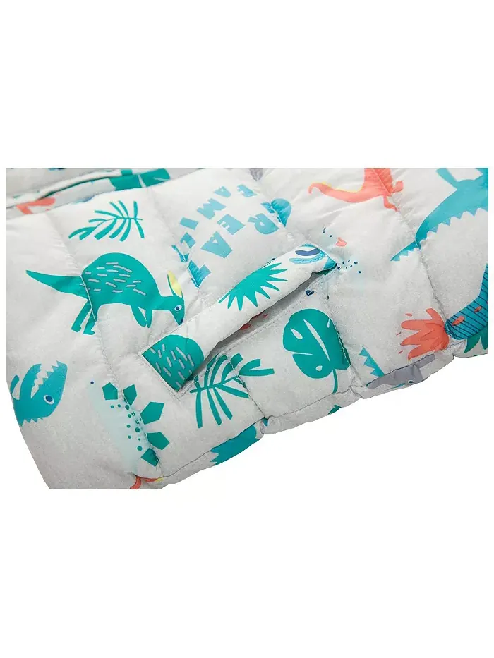 Детская утепленная куртка с капюшоном для мальчиков Baby Fleece Rokka&Rolla — изображение 5 из 7, серый