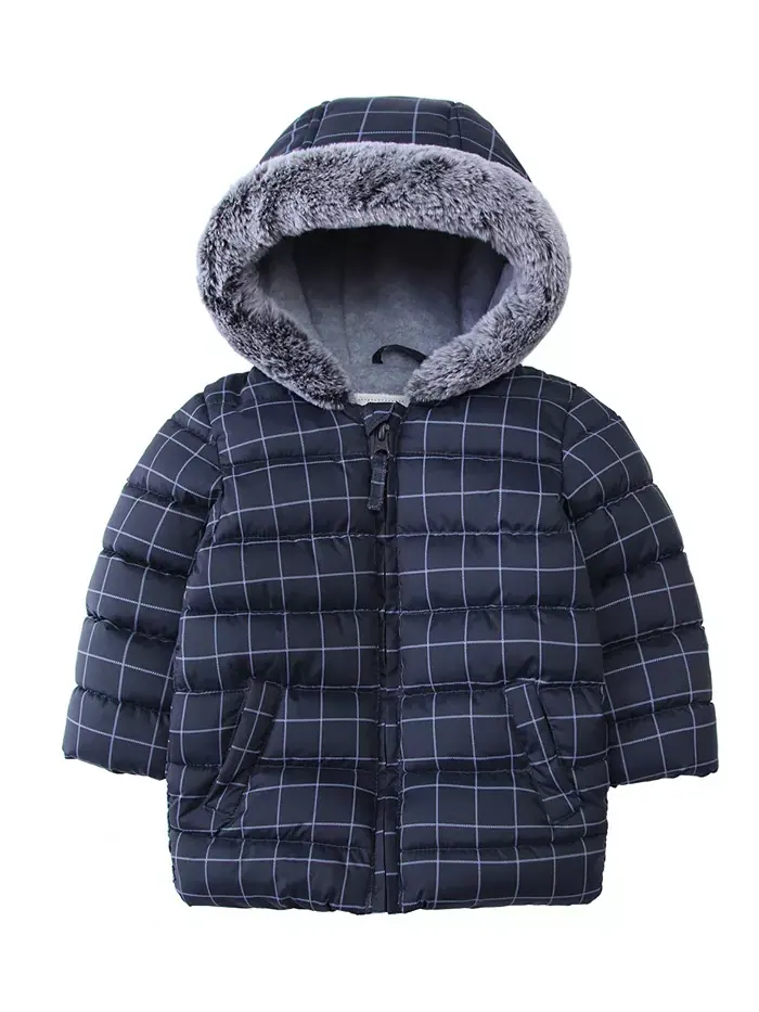 Детская утепленная куртка с капюшоном для мальчиков Baby Fleece Rokka&Rolla