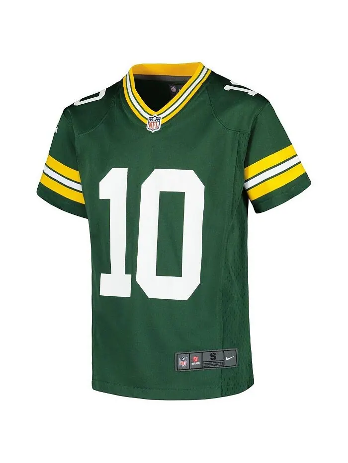 Игровая майка Big Boys Jordan Love Green Green Bay Packers Nike — изображение 2 из 3, зеленый