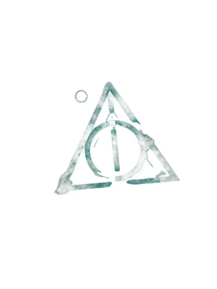 Футболка с принтом Deathly Hallows Harry Potter — изображение 2 из 3, черный