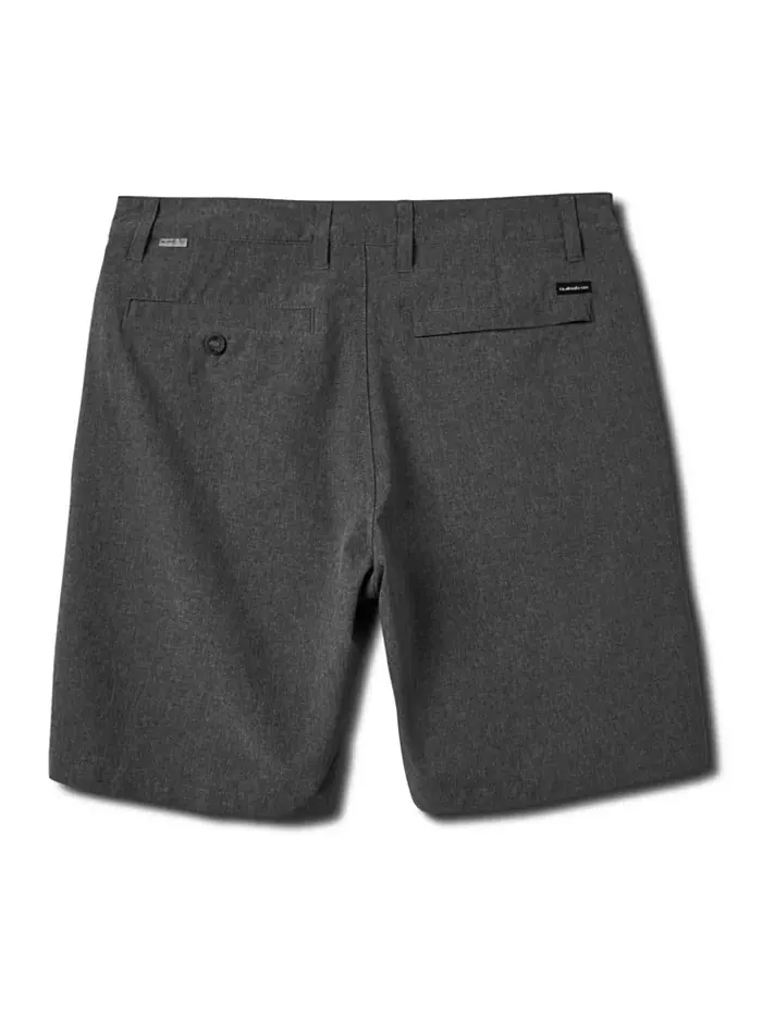 Мужские гибридные шорты Union Heather Amphibian 20 Quiksilver — изображение 2 из 2, черный