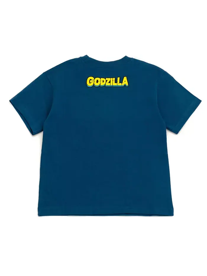 Футболка для мальчика "Birthday" Godzilla — изображение 2 из 4, темно-синий
