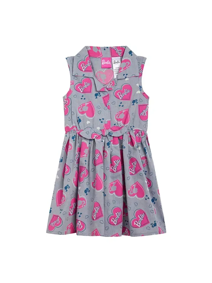 Платье из шамбре для девочек Toddler Girls Barbie
