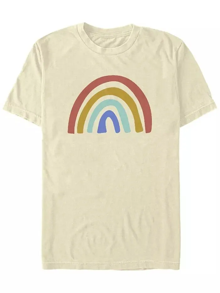 Мужская футболка Rainbow Club с коротким рукавом и круглым вырезом Fifth Sun — изображение 1 из 1, прозрачный