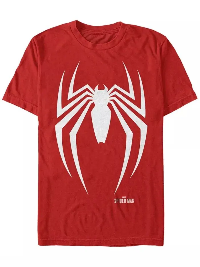 Футболка с коротким рукавом с логотипом Marvel Spider-Man Gamerverse Spider-Man Fifth Sun — изображение 1 из 1, красный