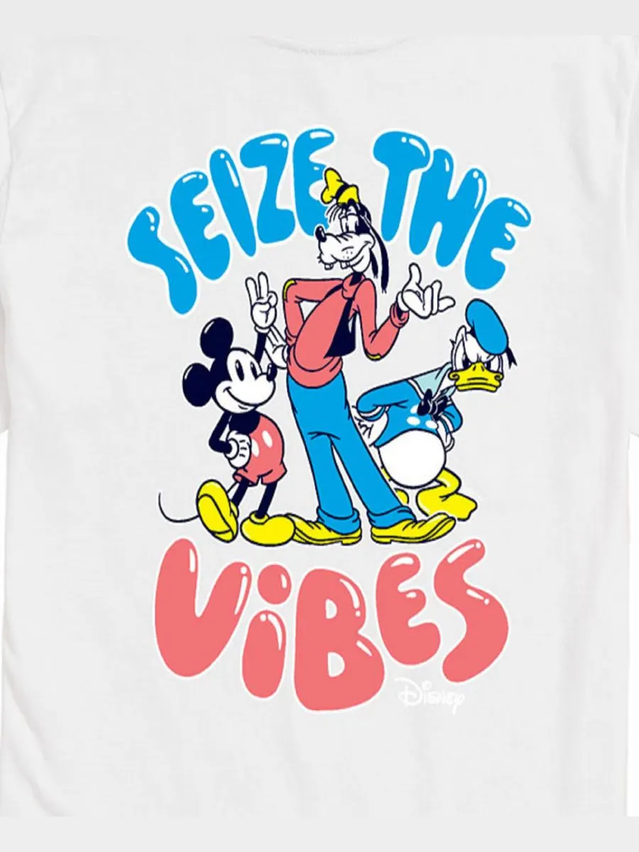 Мужская футболка с коротким рукавом Disney Seize The Vibes AIRWAVES — изображение 3 из 3, белый