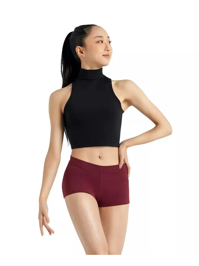Футболка с воротником-стойкой Team Basics Capezio — изображение 2 из 3, черный