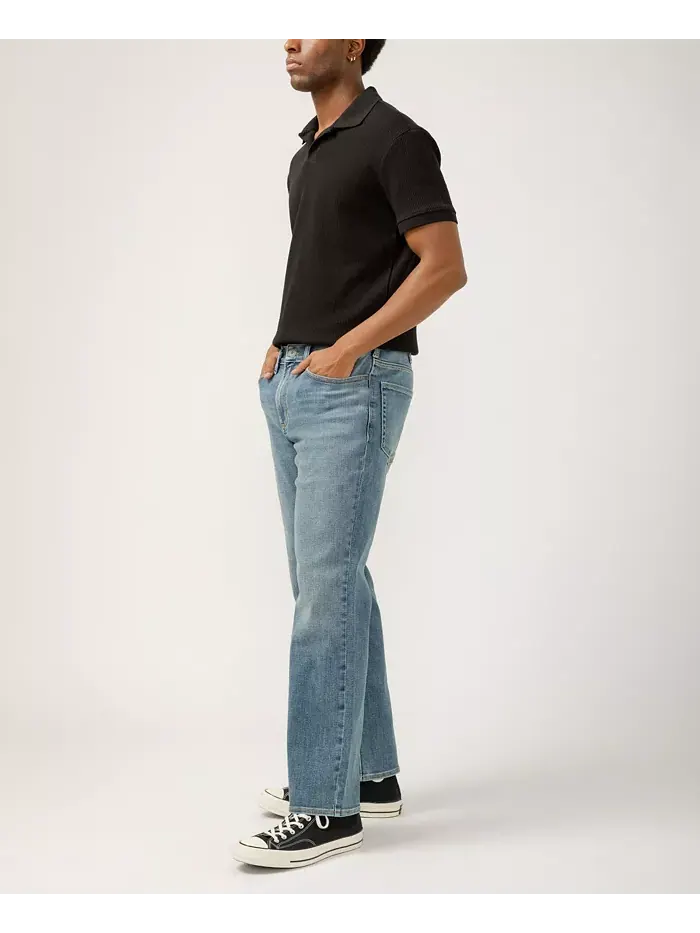 Джинсы Gordie Relaxed Fit Straight Leg Silver Jeans Co. — изображение 7 из 7, синий