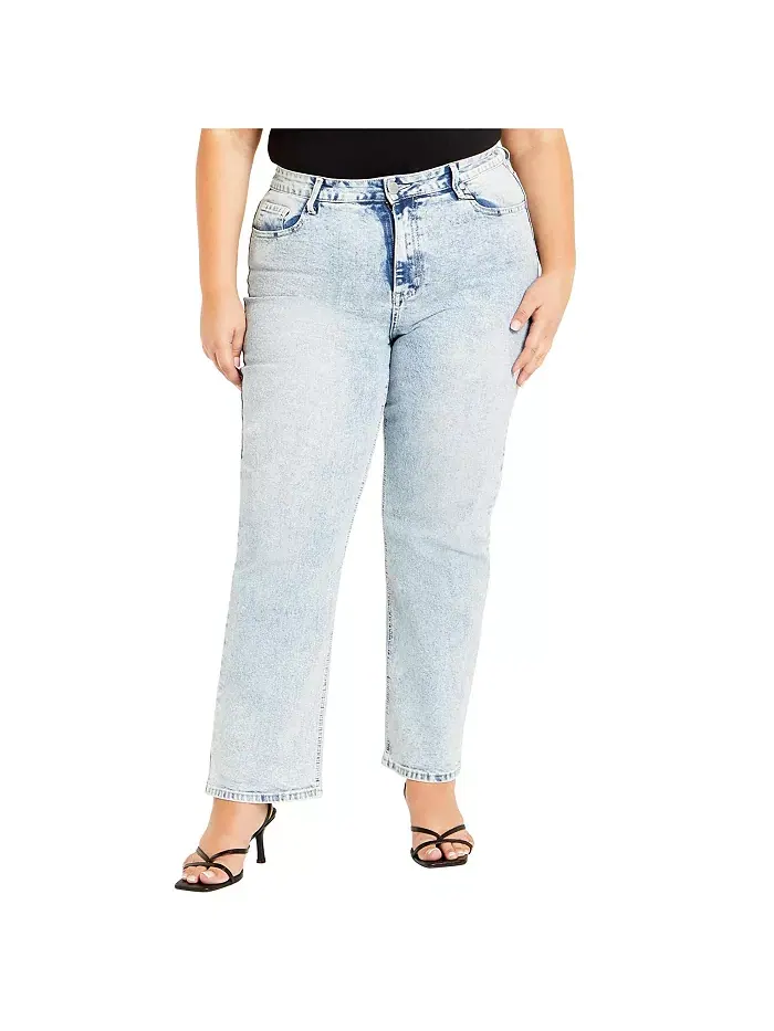 Джинсы Harley Ayesha Plus Size CITY CHIC — изображение 1 из 5, синий