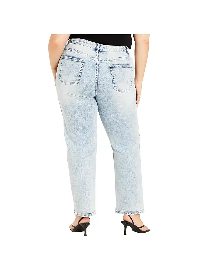 Джинсы Harley Ayesha Plus Size CITY CHIC — изображение 2 из 5, синий