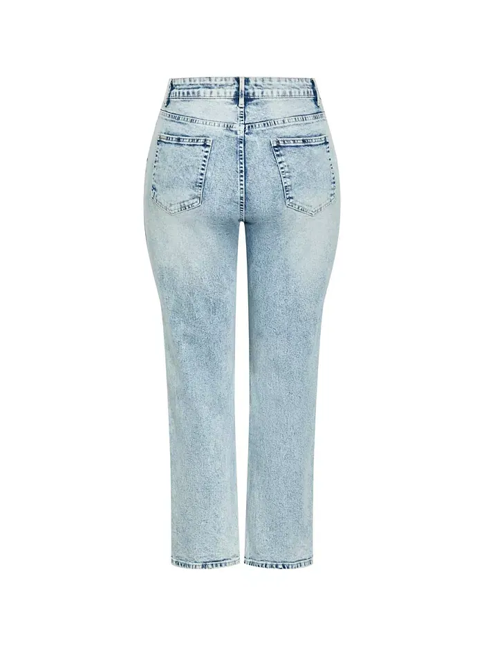 Джинсы Harley Ayesha Plus Size CITY CHIC — изображение 4 из 5, синий