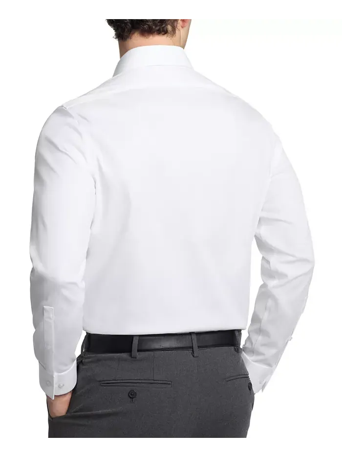 Мужская рубашка Calvin Klein Steel Plus Slim Fit Calvin Klein — изображение 2 из 3, белый