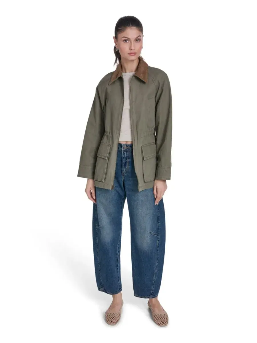 Женская хлопковая куртка-сараян с зауженной талией Levi's