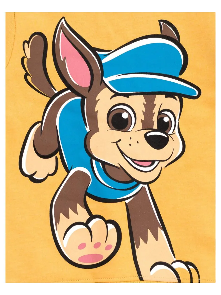 Комплект одежды для мальчика: флисовая толстовка и штаны Paw Patrol — изображение 5 из 5, желтый