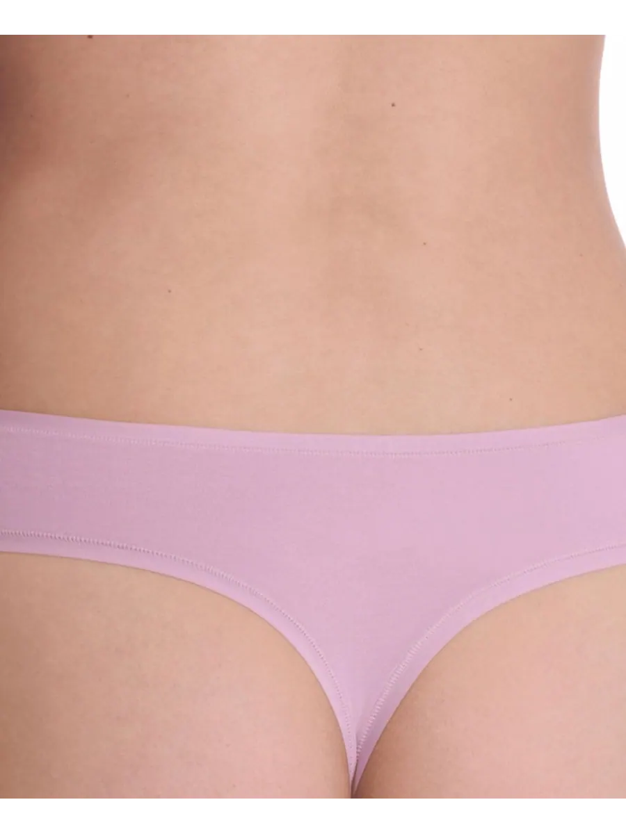 Женские хлопковые стринги Bliss Bare Natori — изображение 2 из 3, розовый
