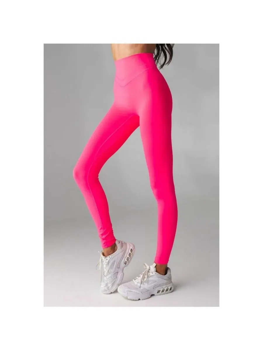 Женские леггинсы-лосины Vitality Pulse Pant — изображение 4 из 7, неоновый розовый