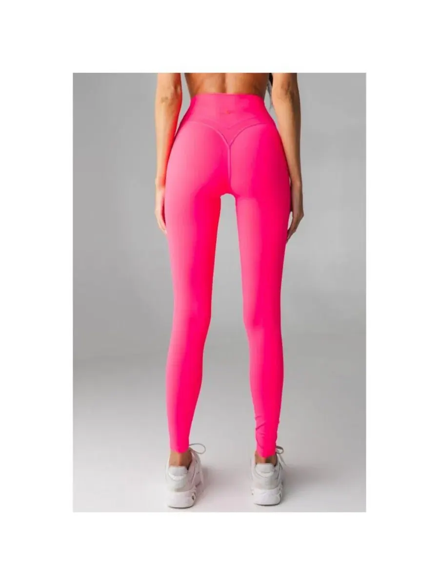 Женские леггинсы-лосины Vitality Pulse Pant — изображение 5 из 7, неоновый розовый