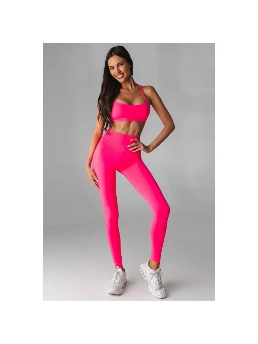 Женские леггинсы-лосины Vitality Pulse Pant — изображение 6 из 7, неоновый розовый