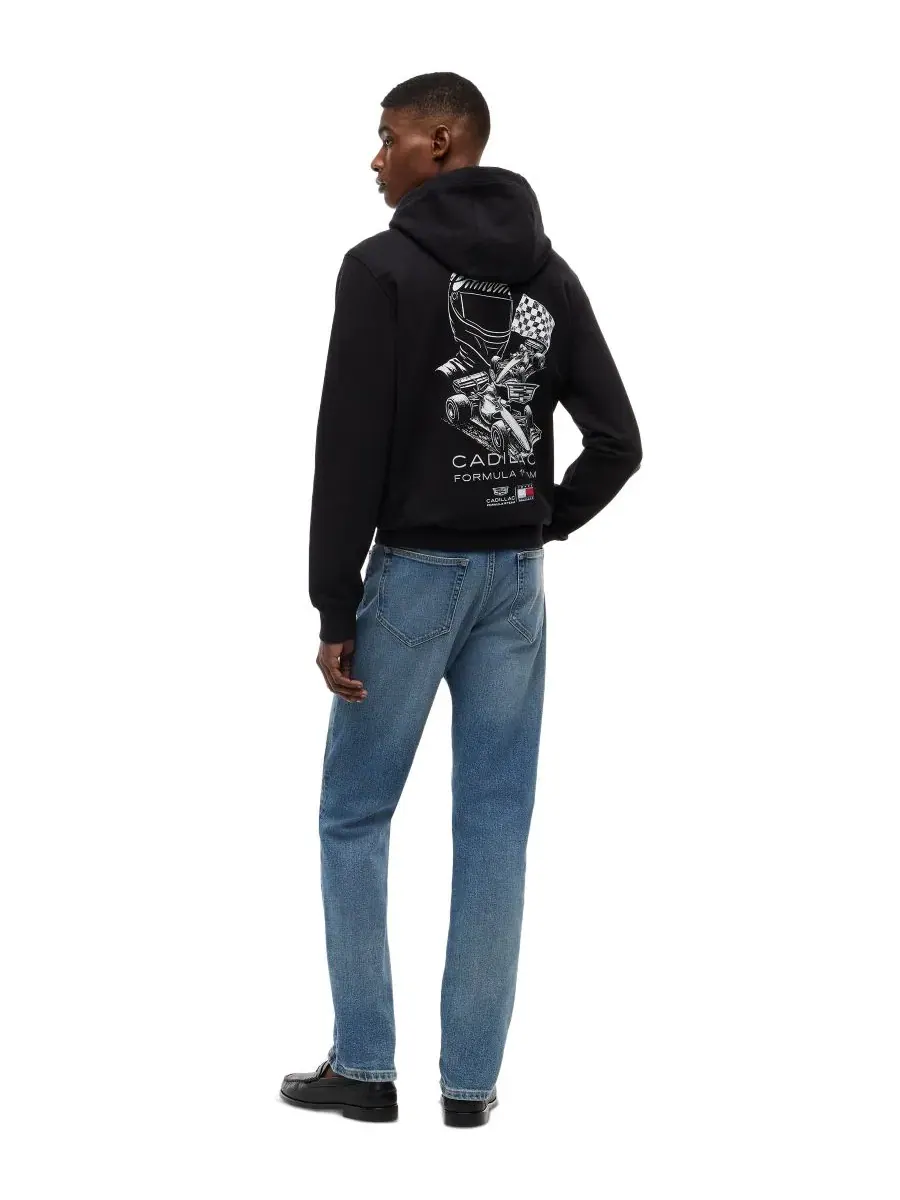 Худи с капюшоном Tommy Hilfiger x Cadillac F1 Racing Graphic Hoodie — изображение 4 из 4, черный