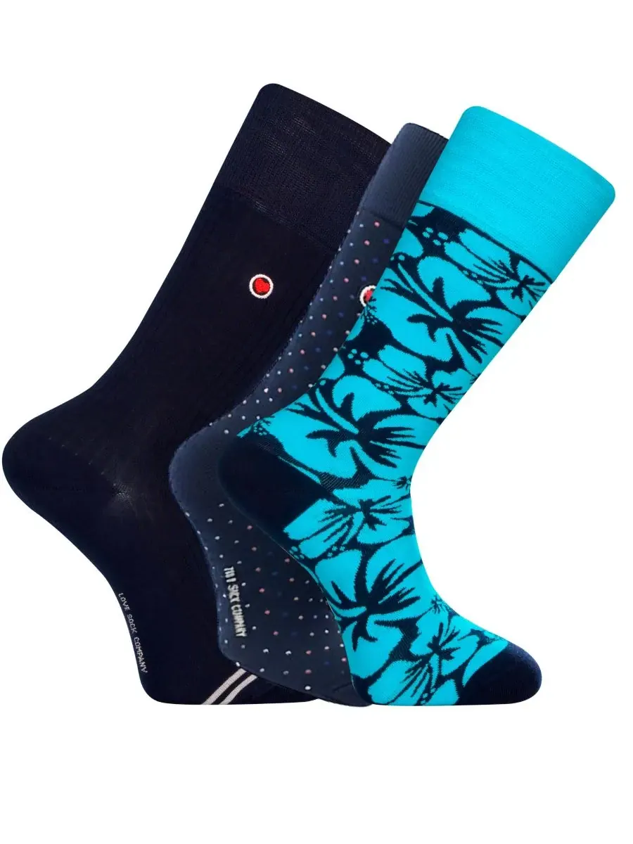 Мужской подарочный набор носков Malibu, 3 пары Love Sock Company