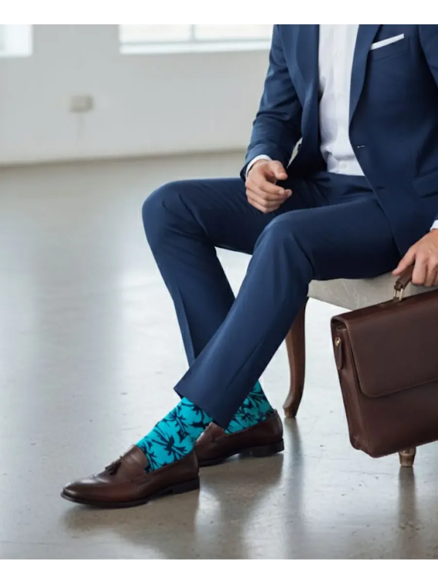 Мужской подарочный набор носков Malibu, 3 пары Love Sock Company — изображение 2 из 4, синий