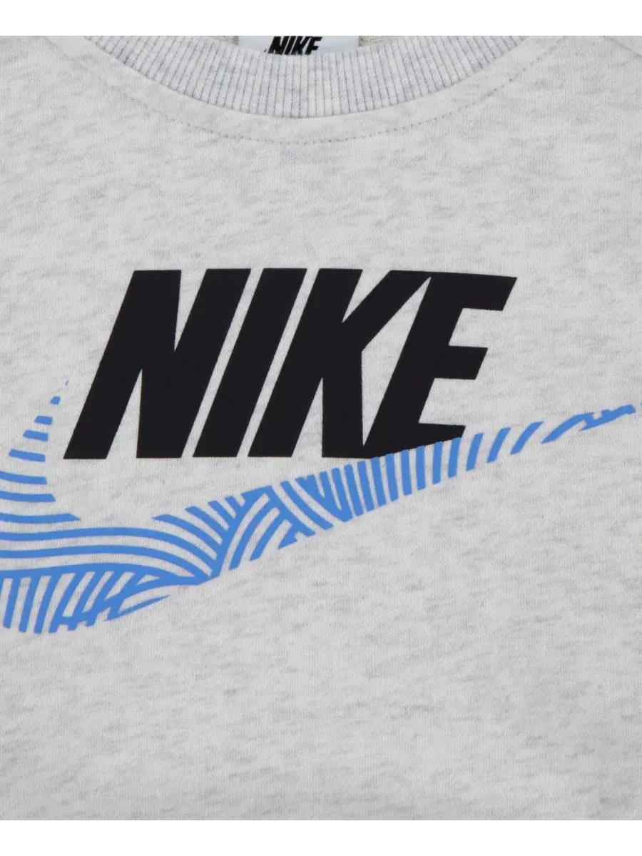 Детская толстовка In The Zone Oversized с круглым вырезом, размер 4-7 Nike — изображение 3 из 4, ивовый эйр