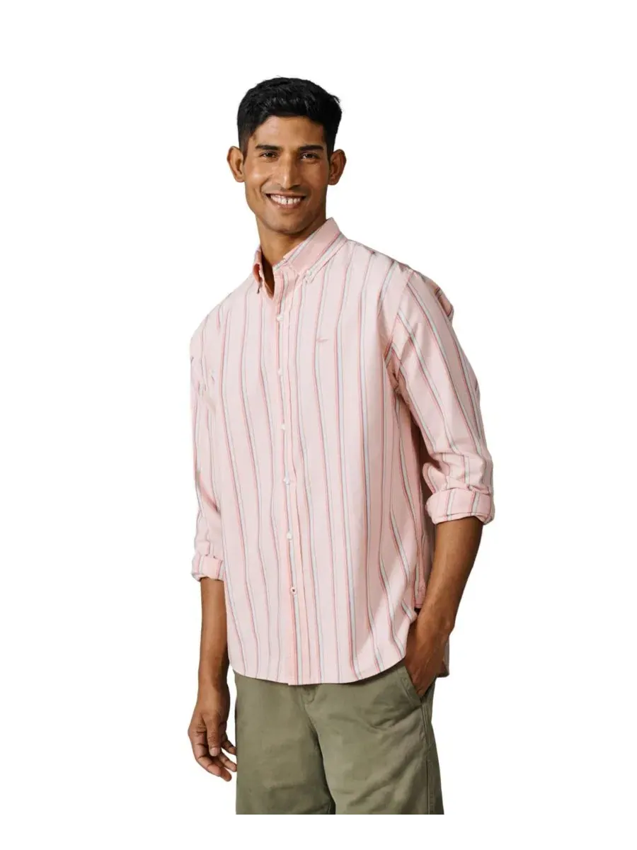 Мужская рубашка из облегченного оксфорда с длинным рукавом Walesby Lightweight Relaxed Oxford Shirt — изображение 1 из 5