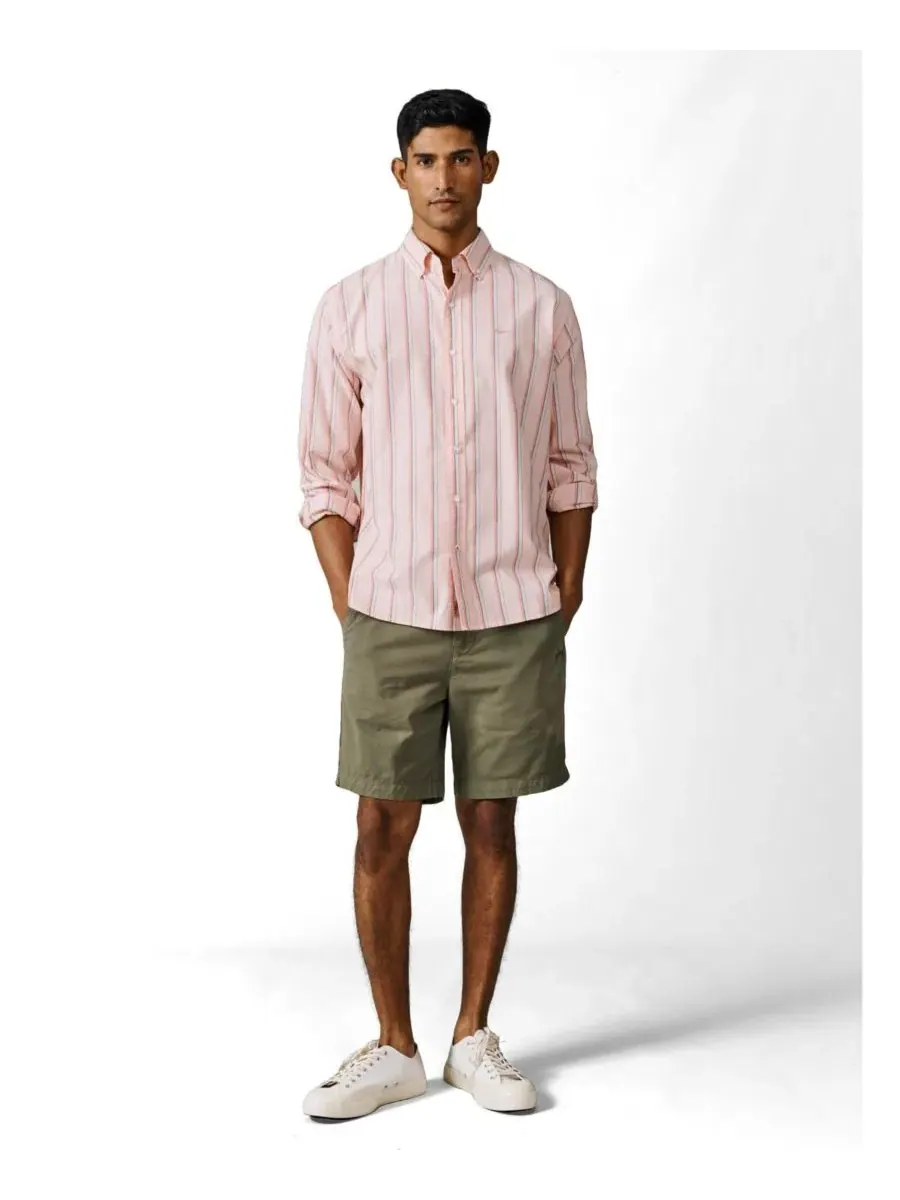 Мужская рубашка из облегченного оксфорда с длинным рукавом Walesby Lightweight Relaxed Oxford Shirt — изображение 2 из 5