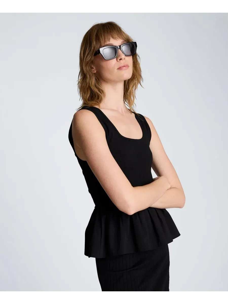 Платье-трапеция Kenneth Cole — изображение 3 из 8, черный