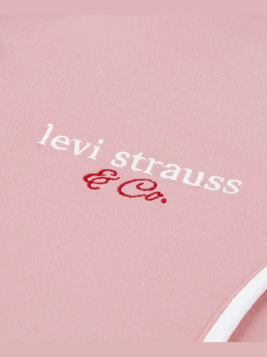 Худи с длинным рукавом Meet and Greet Sporty Levi's — изображение 3 из 3, розовый